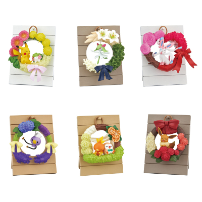 Officiële Pokemon figures re-ment Happiness Wreath collection